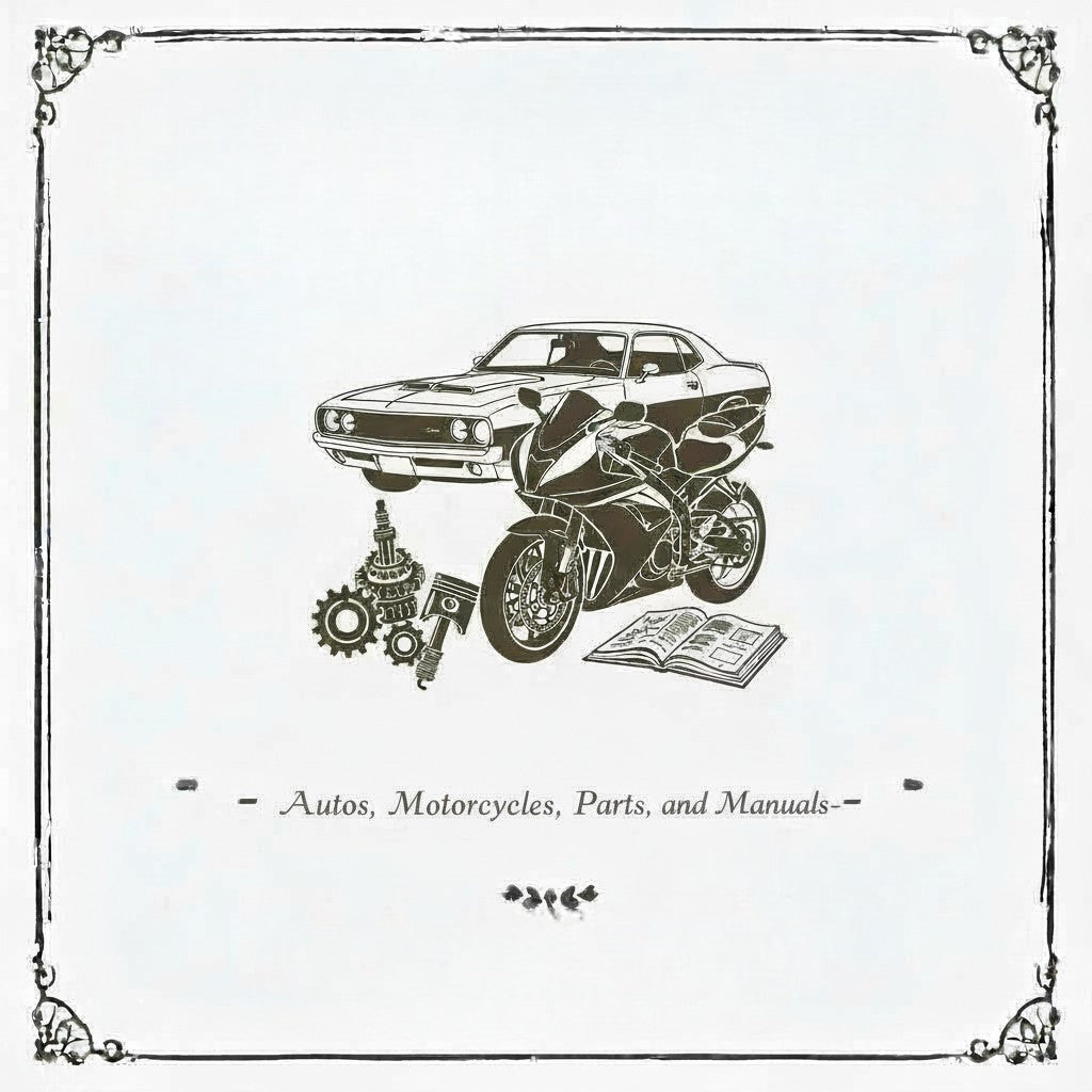 Autos, Motorcycles, Parts, Manuals, and More