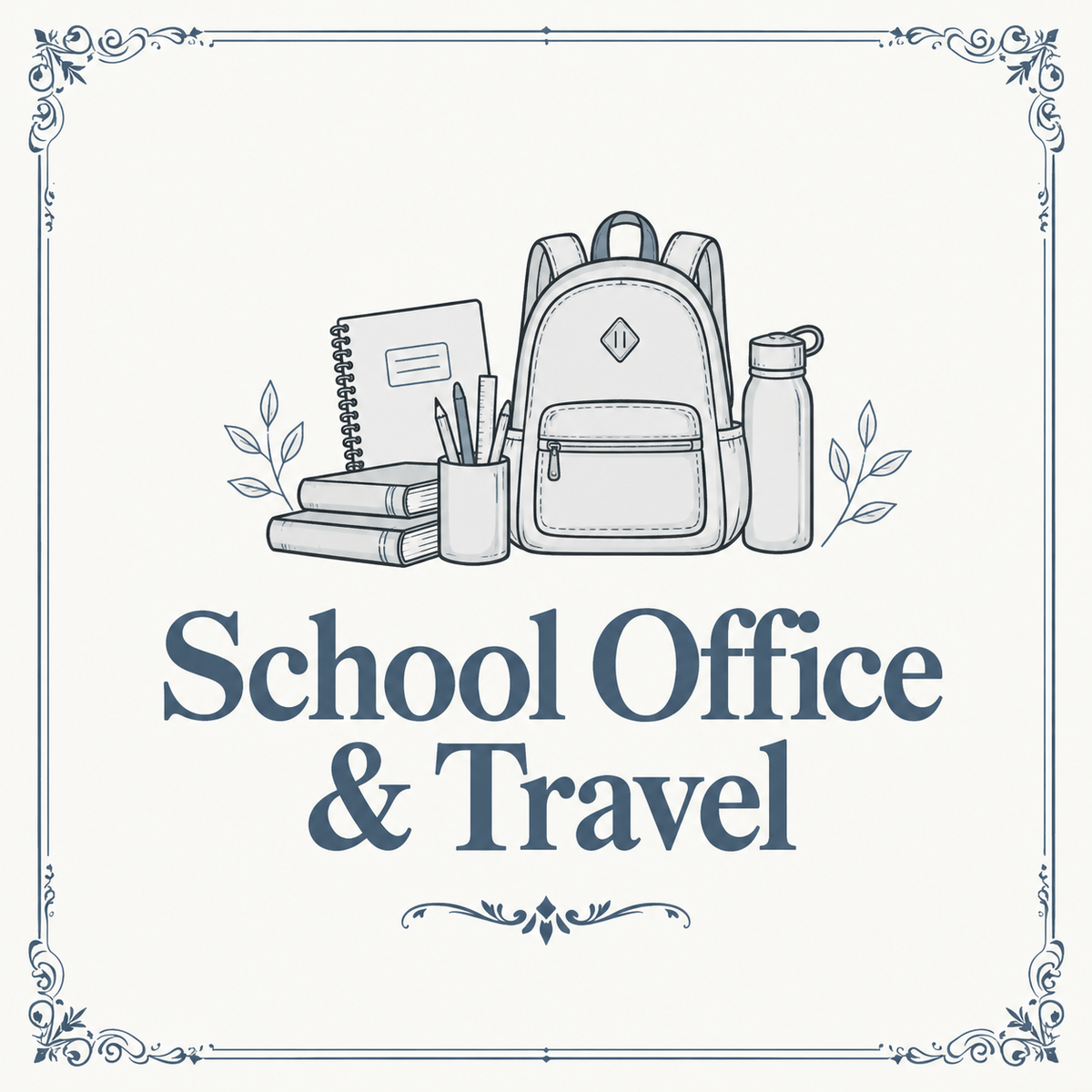 School, Office, and Travel