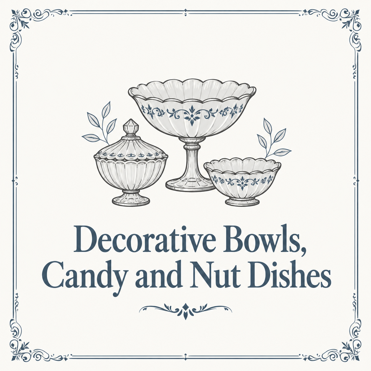 Decorative Candy and Nut Bowls