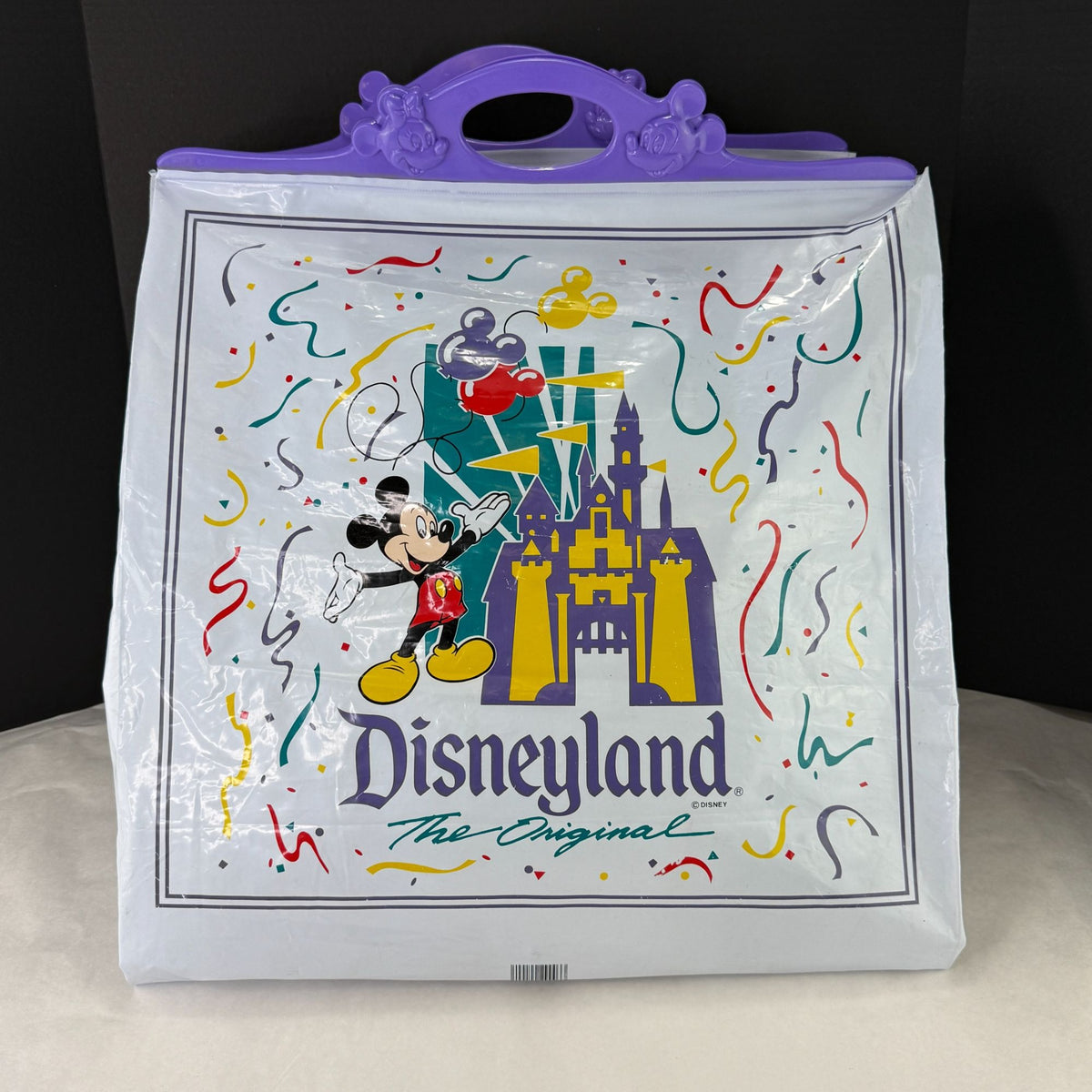 Vintage Disneyland The Original Mickey Mouse Souvenir Shopping Bags Lot of 2