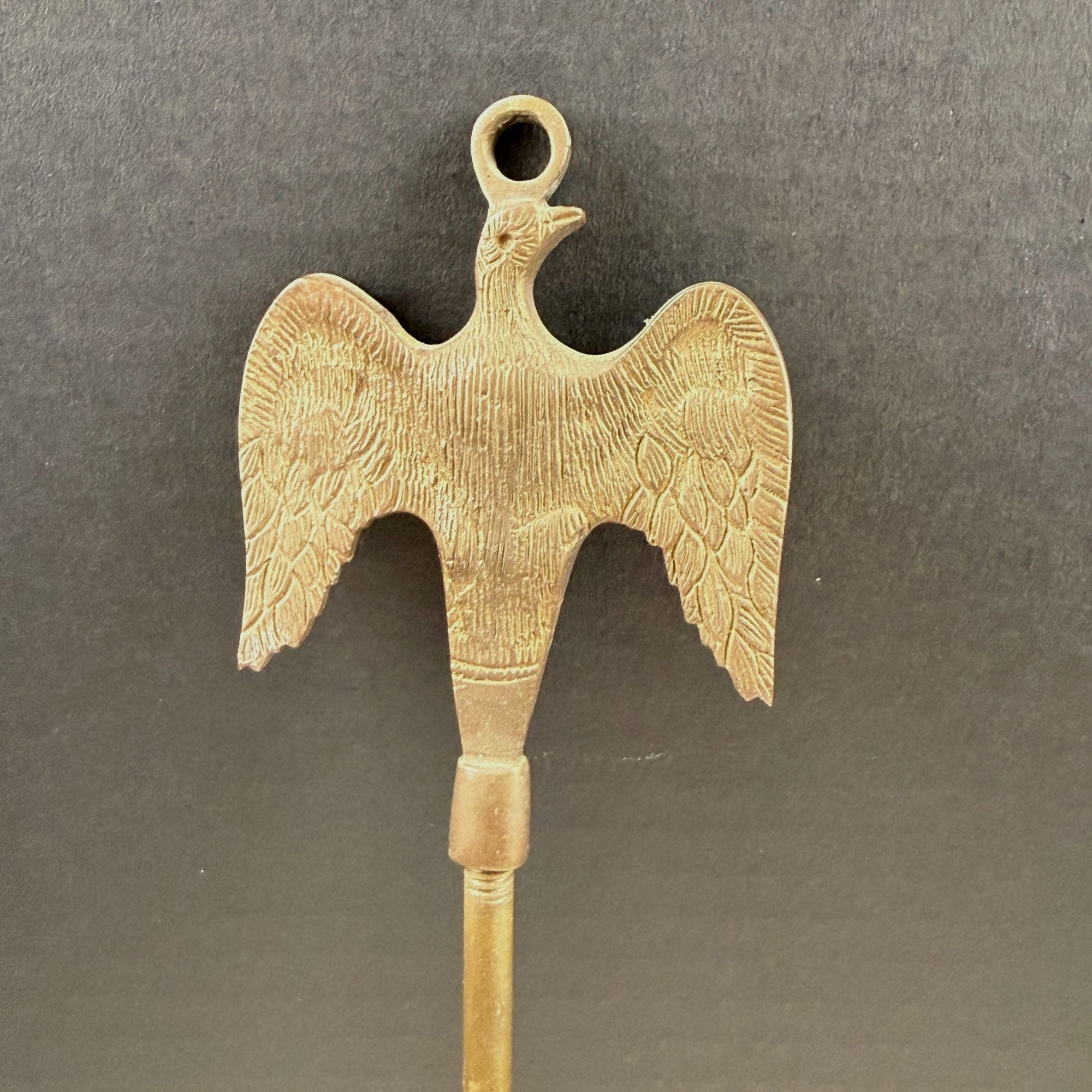 Vintage Brass Eagle Shoe Horn Made in India