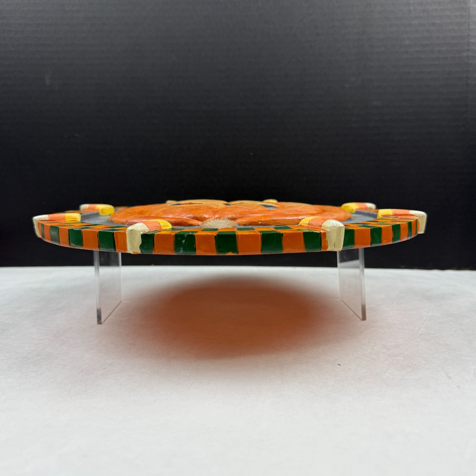 Debbie Mumm 3D Halloween Pumpkin Stepping Stone Wall Decor