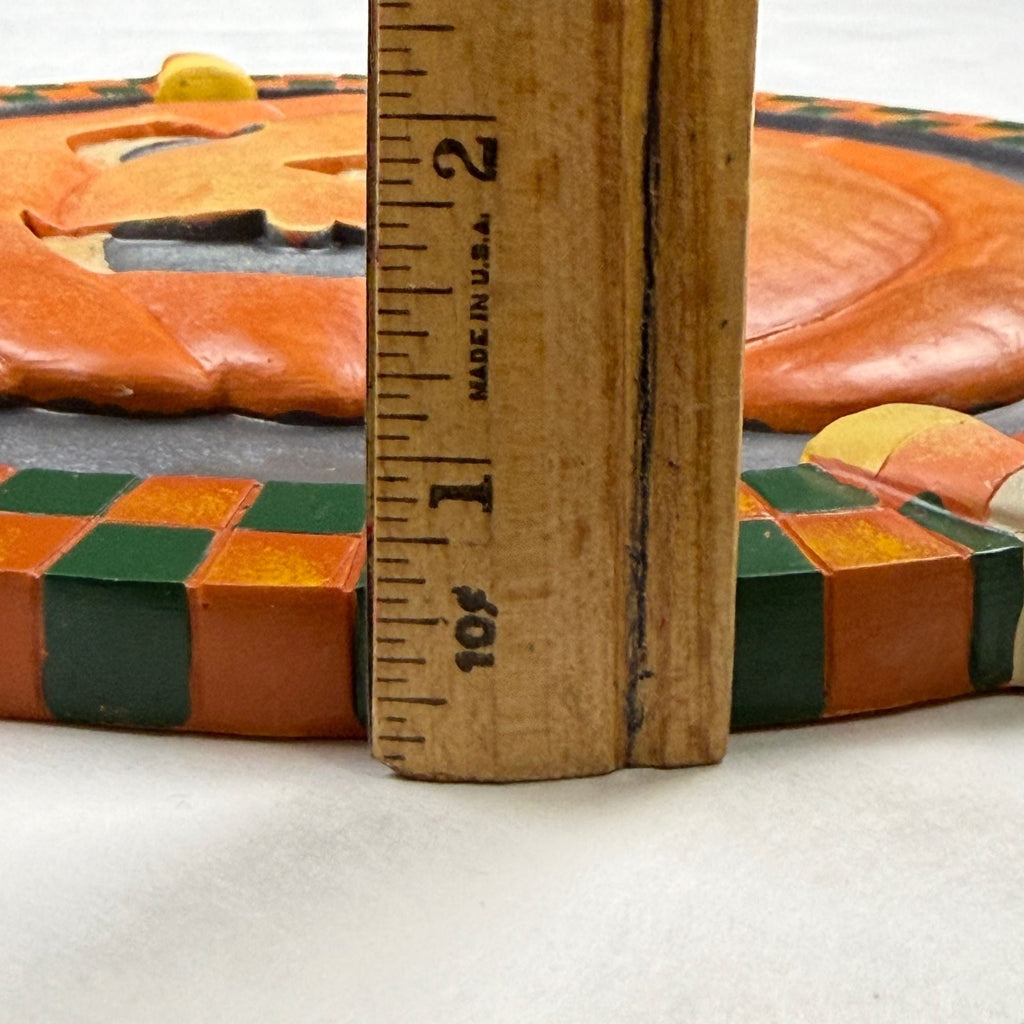 Debbie Mumm 3D Halloween Pumpkin Stepping Stone Wall Decor