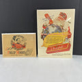 Vintage Christmas Cigarette Advertising Lot Of 2 Philip Morris & Chesterfield
