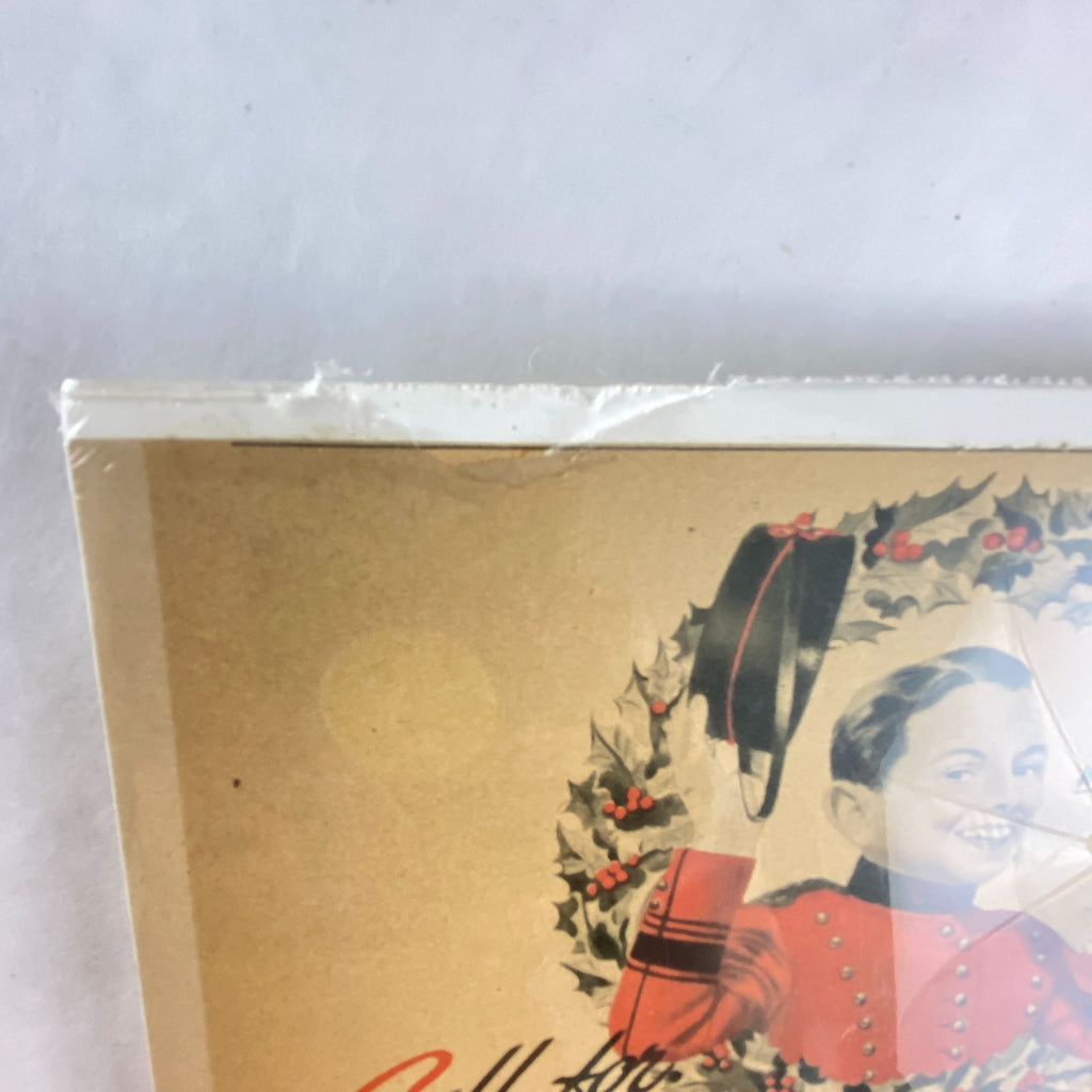 Vintage Christmas Cigarette Advertising Lot Of 2 Philip Morris & Chesterfield