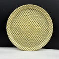 Vintage Cambro Camtray Round Fiberglass Tray Fish Net Pattern 11 Inch