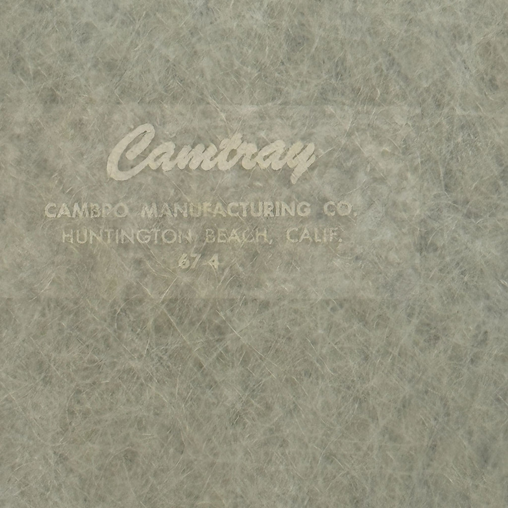Vintage Cambro Camtray Round Fiberglass Tray Fish Net Pattern 11 Inch
