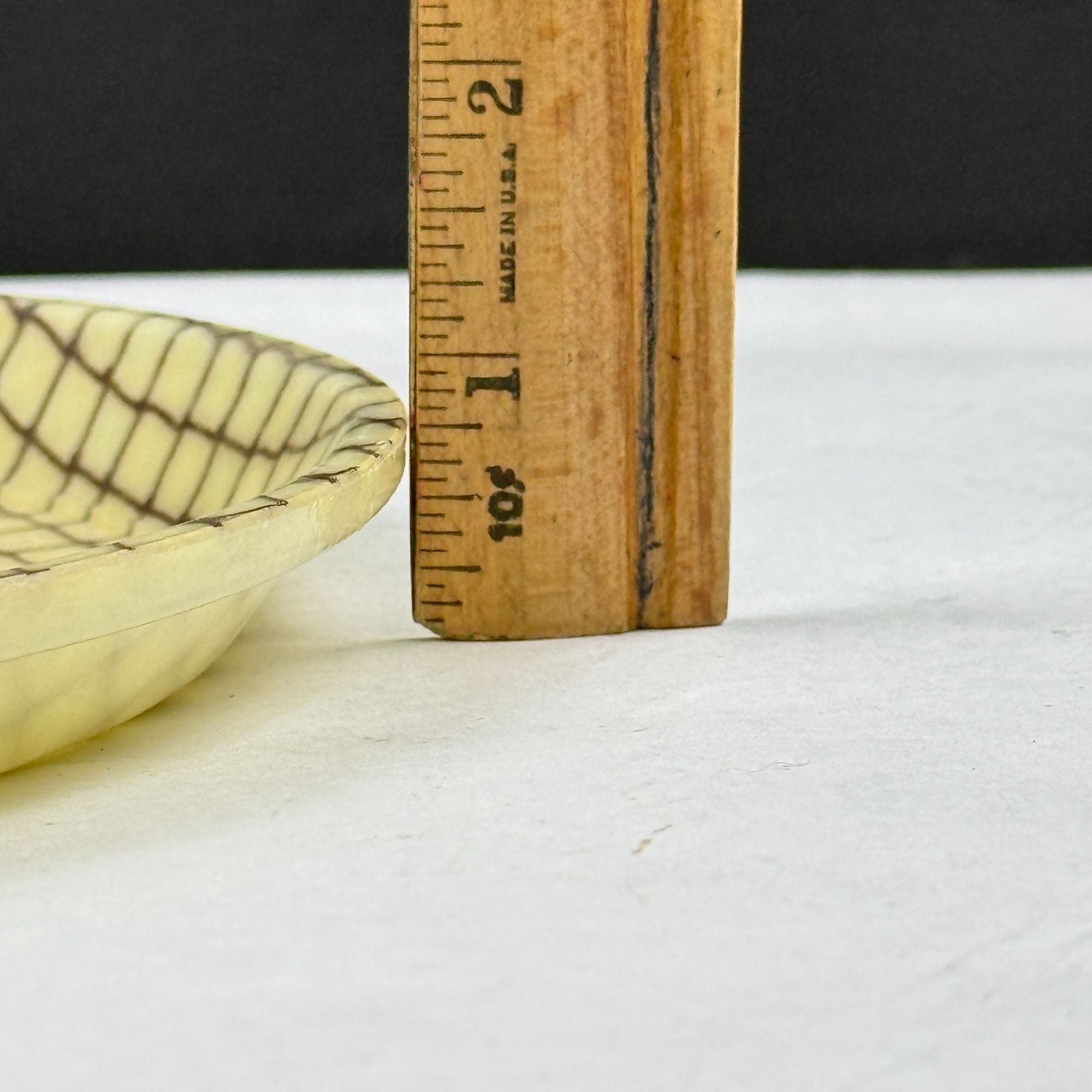 Vintage Cambro Camtray Round Fiberglass Tray Fish Net Pattern 11 Inch