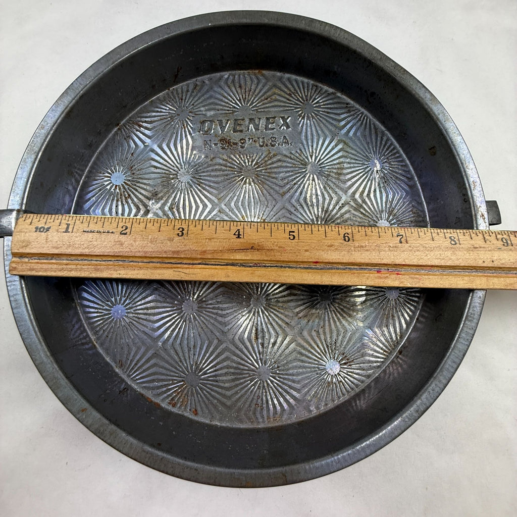 Vintage Ovenex Round Cake Pans with Slider Lot of 3