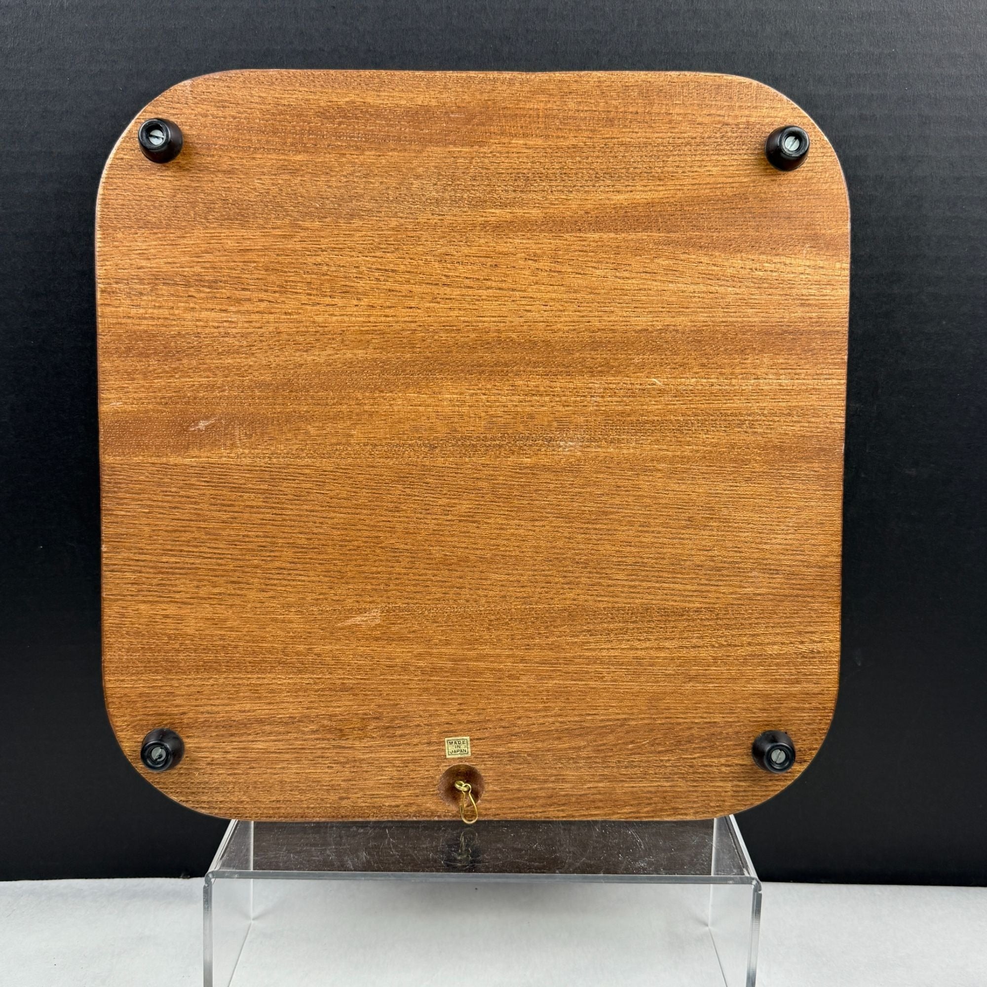 Vintage Goodwood Japan Wood and Tile Square Charcuterie Board