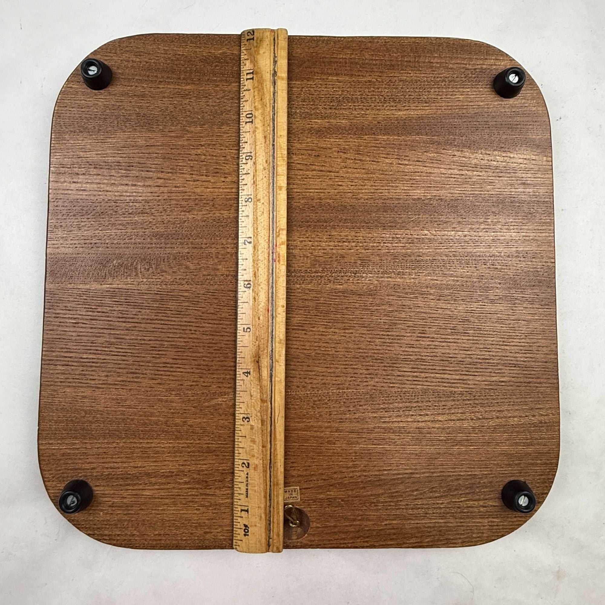 Vintage Goodwood Japan Wood and Tile Square Charcuterie Board