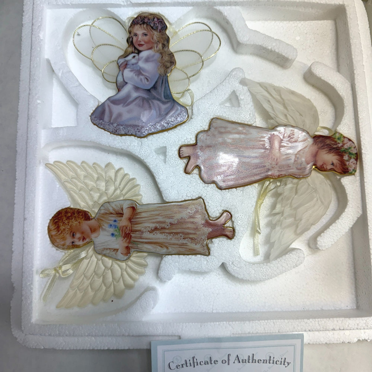 Bradford Dona Gelsinger Heaven's Little Angels Christmas Ornaments Sets 5 - 8