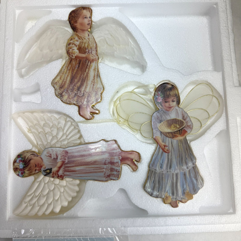 Bradford Dona Gelsinger Heaven's Little Angels Christmas Ornaments Sets 5 - 8
