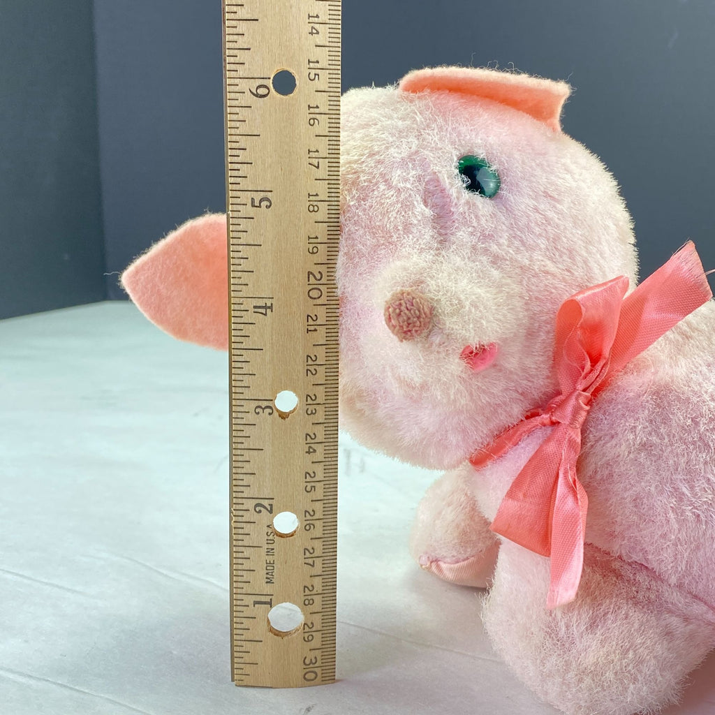 Vintage Knickerbocker Animals of Distinction Pink Pig Plush