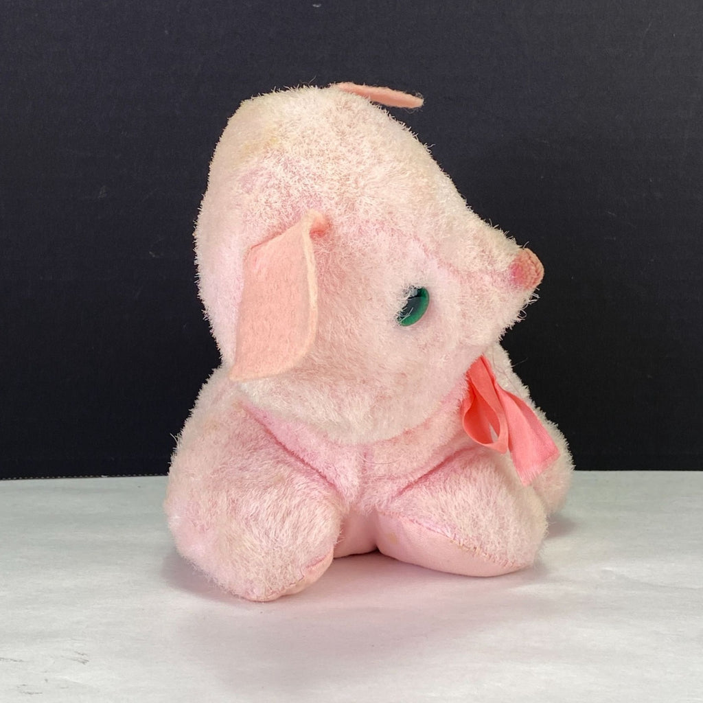 Vintage Knickerbocker Animals of Distinction Pink Pig Plush