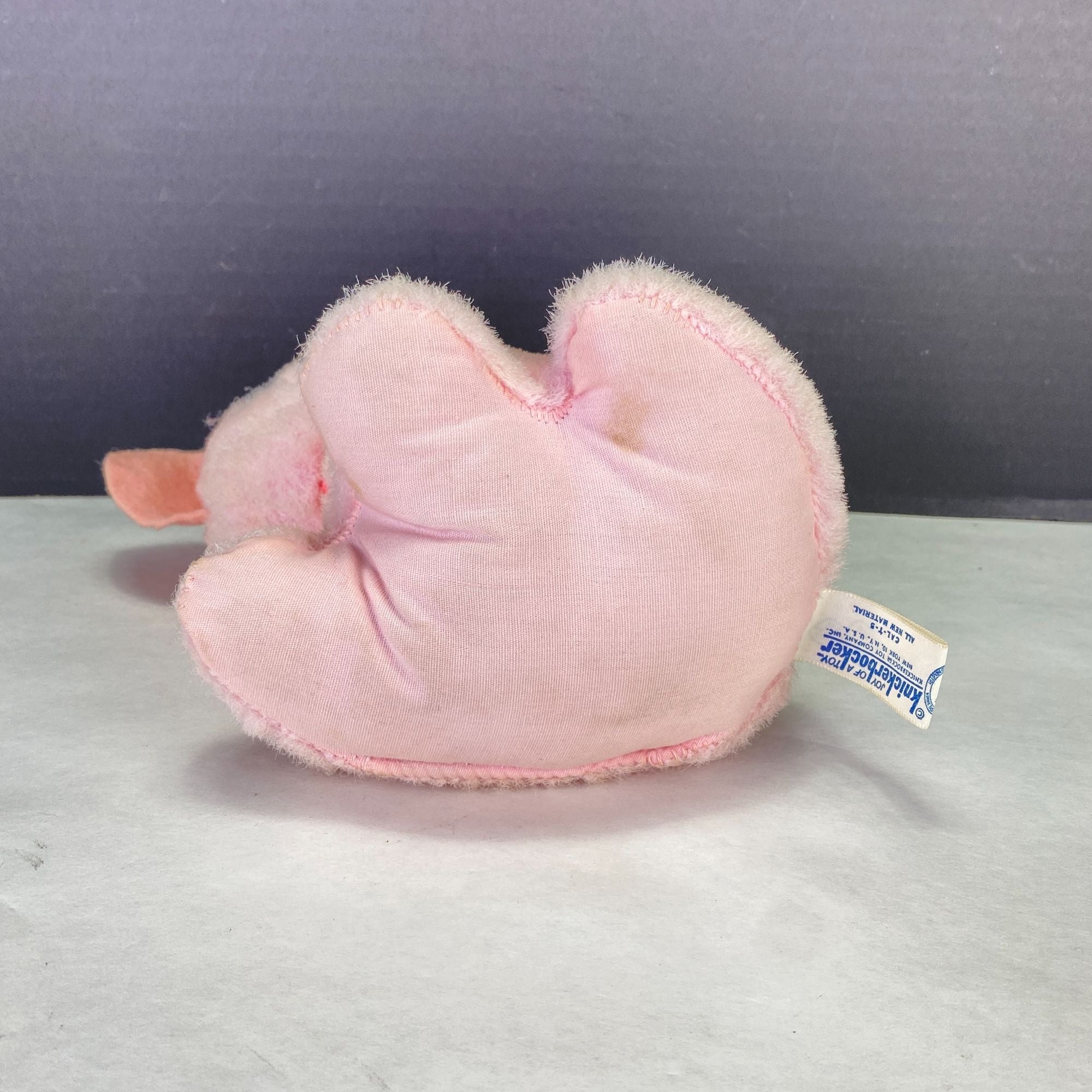 Vintage Knickerbocker Animals of Distinction Pink Pig Plush
