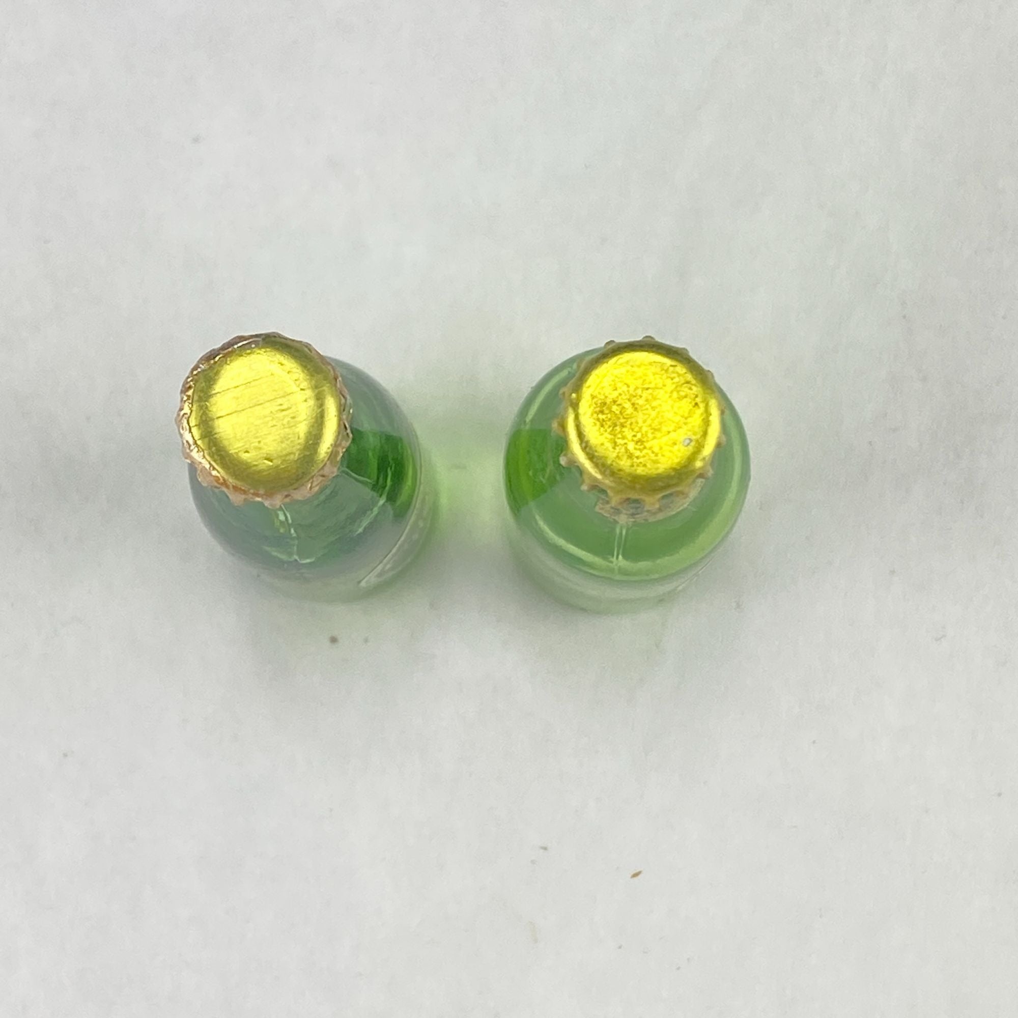 Vintage Miniature 3" Bottles Lot of 2 Carlsberg Beer and Moosehead Beer