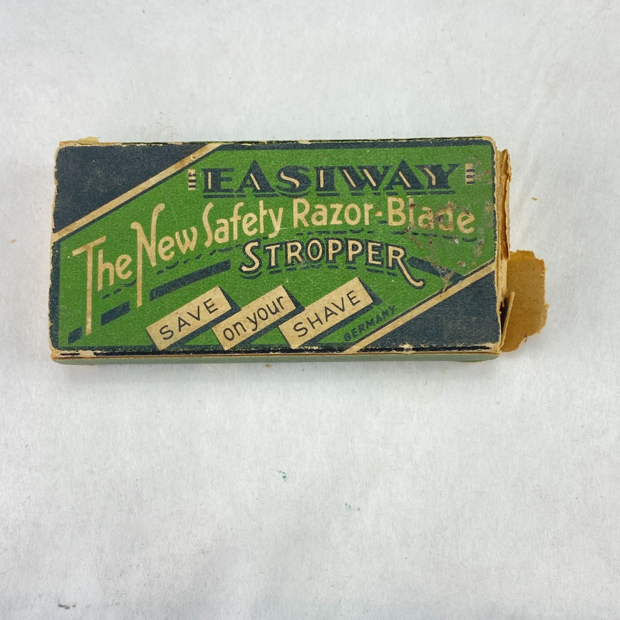 Vintage Sharpening Stone Easiway The New Safety Razor Blade Stropper Germany