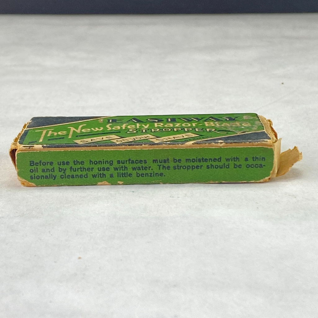 Vintage Sharpening Stone Easiway The New Safety Razor Blade Stropper Germany