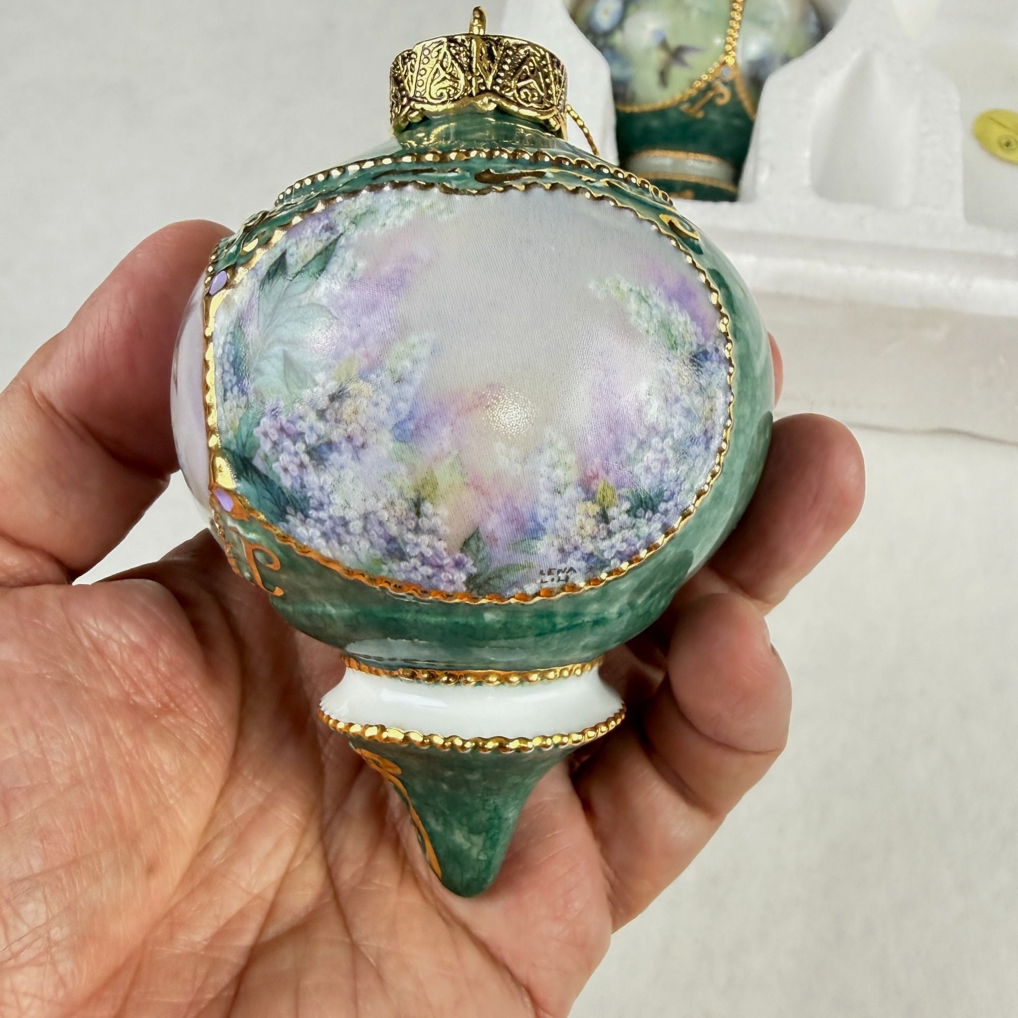 Vintage Lena Liu's Treasury of Jeweled Hummingbirds Ornaments 1999