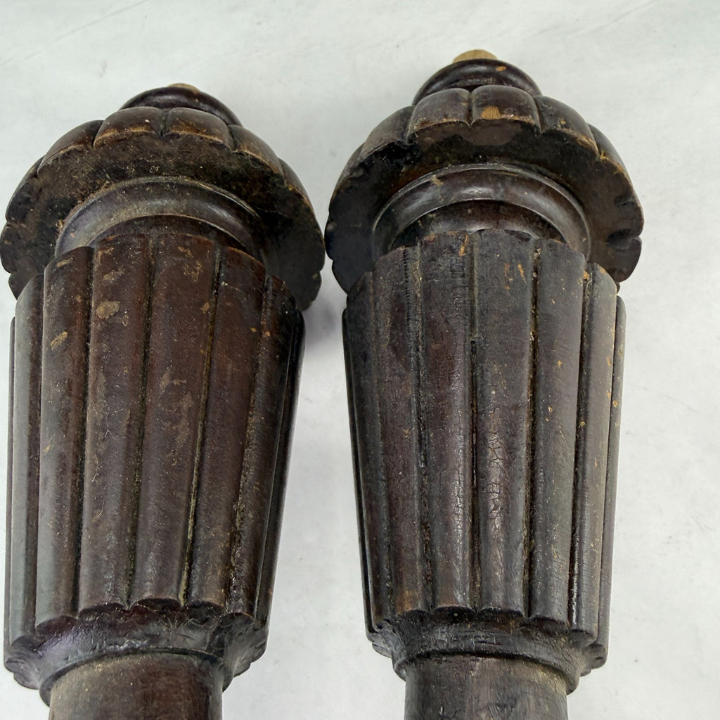 Antique Wood Upright Piano Salvaged Parts Spindle Set