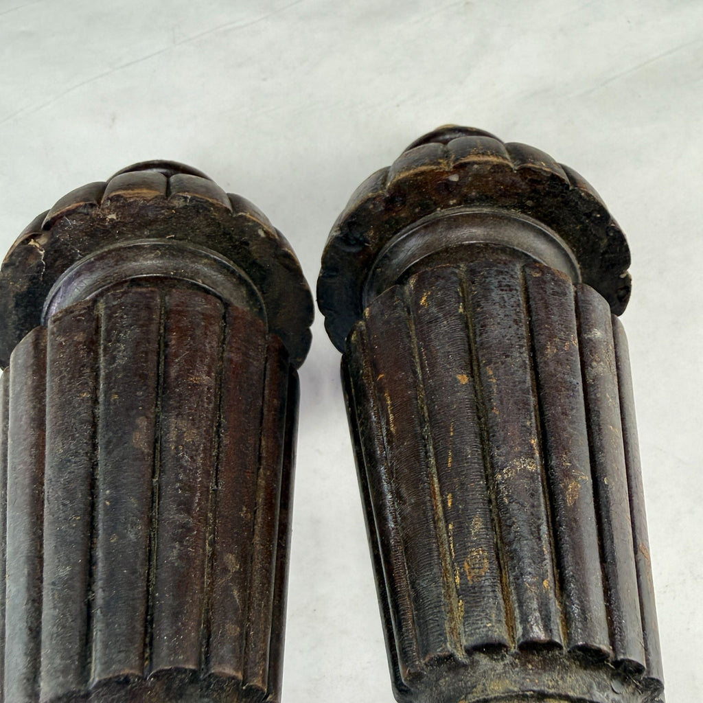 Antique Wood Upright Piano Salvaged Parts Spindle Set