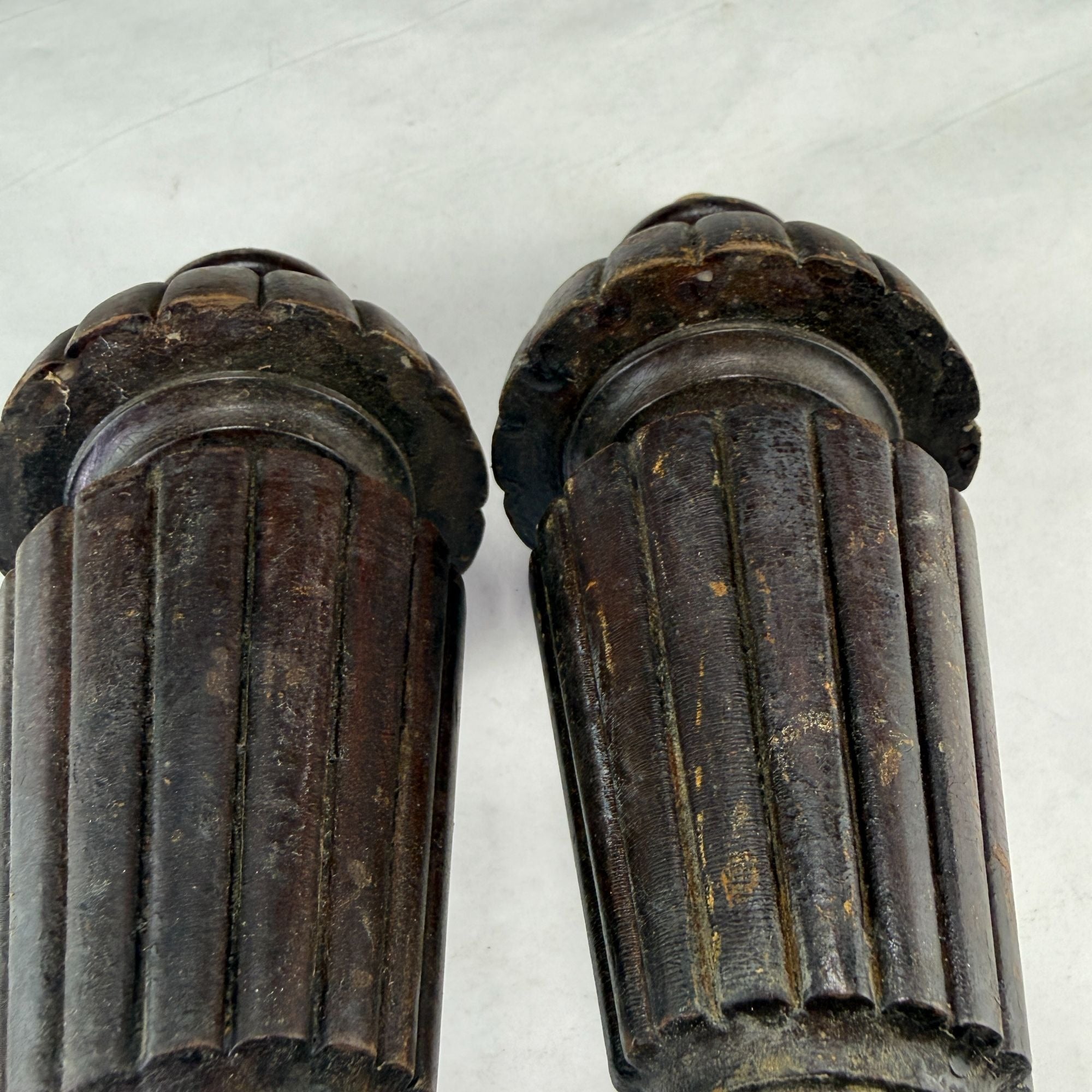 Antique Wood Upright Piano Salvaged Parts Spindle Set