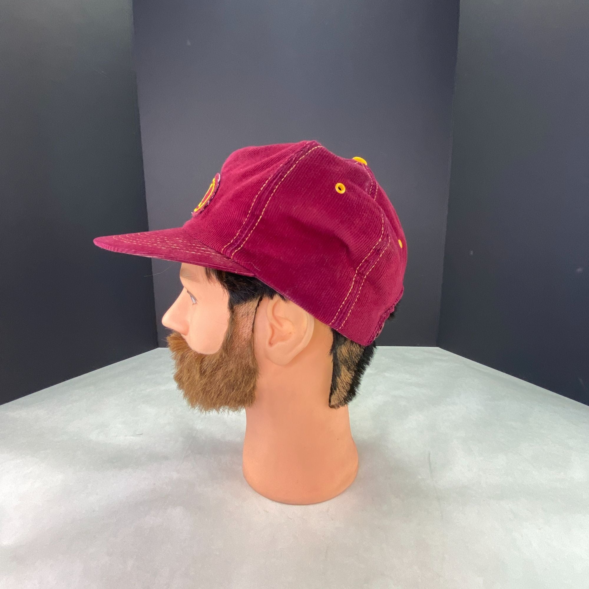 Vintage NK Northrup King Seed Corduroy Snapback Farm Trucker Cap Hat