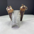 Vintage Roll Top Pack Horse Tail Crupper Cumberland Iron Metals
