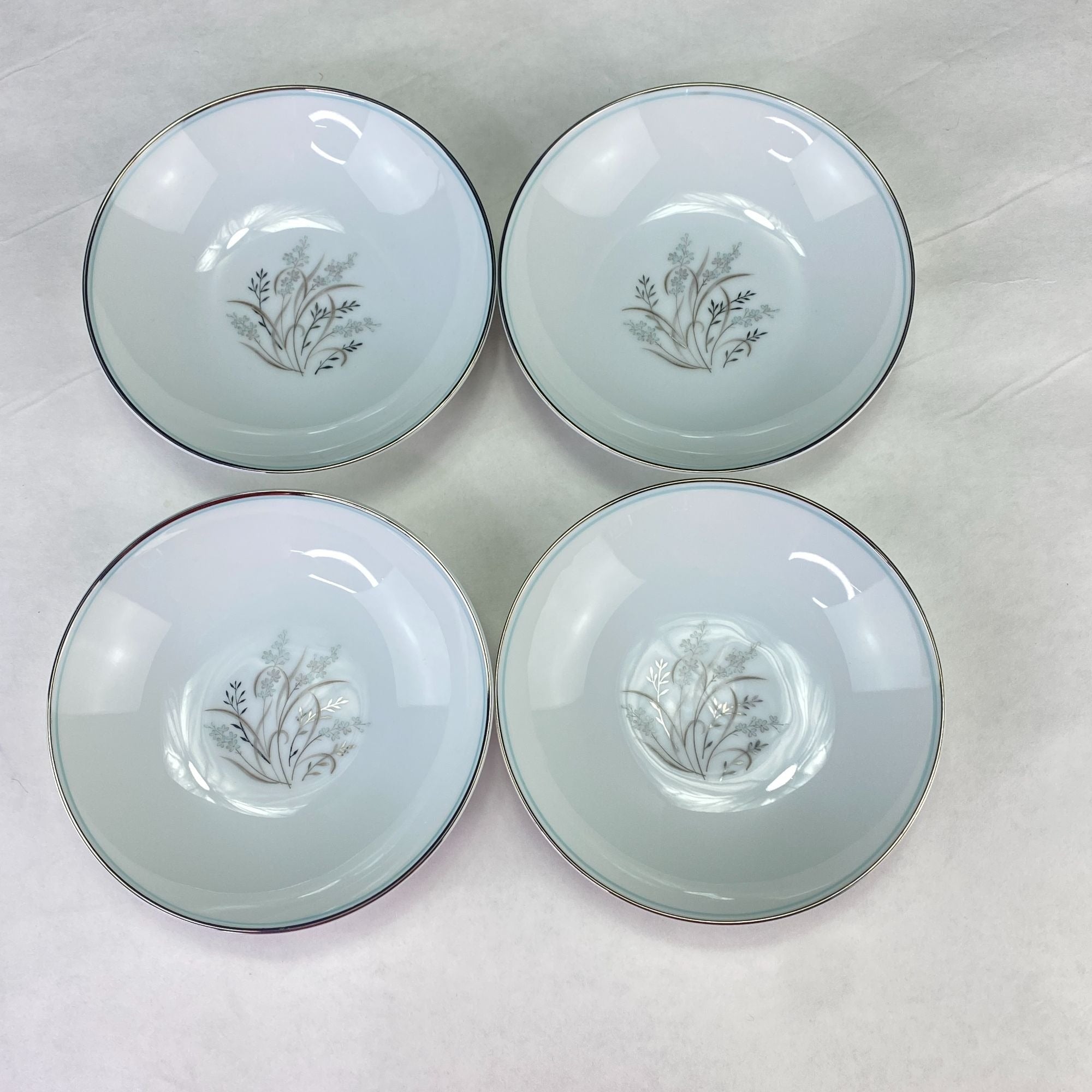 Vintage Noritake China Taryn Fruit Dessert Sauce Bowl Set of 4