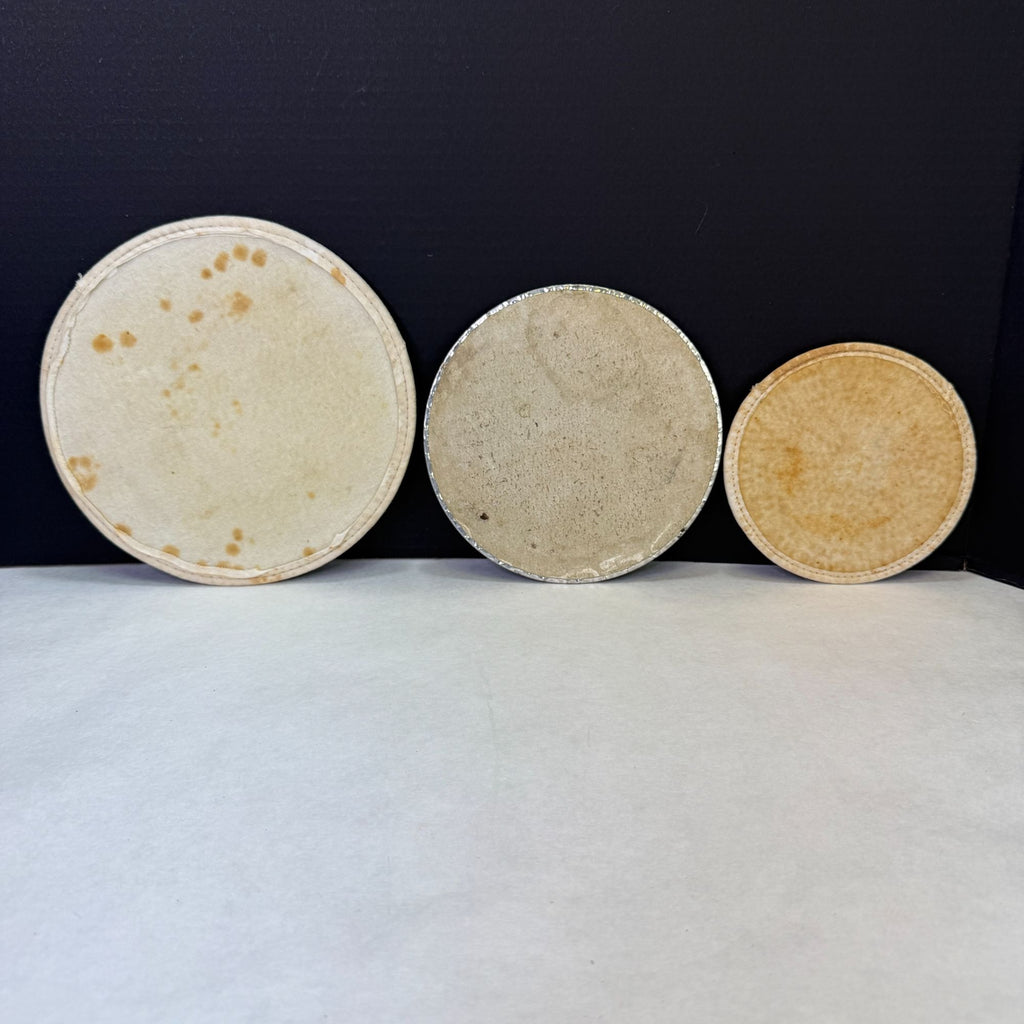 Vintage Hot Plate Round Trivets For Crochet Covers Lot Of 3