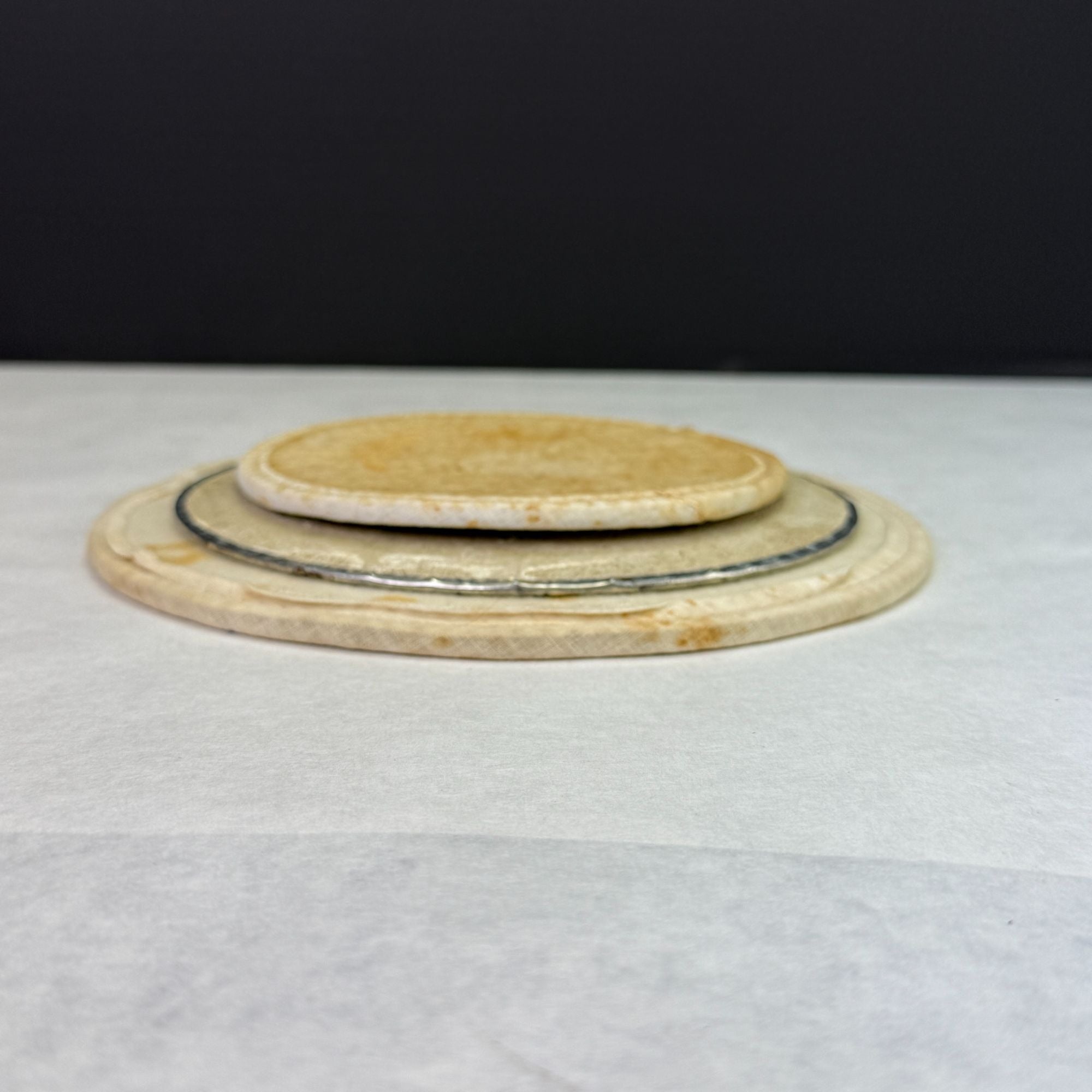 Vintage Hot Plate Round Trivets For Crochet Covers Lot Of 3