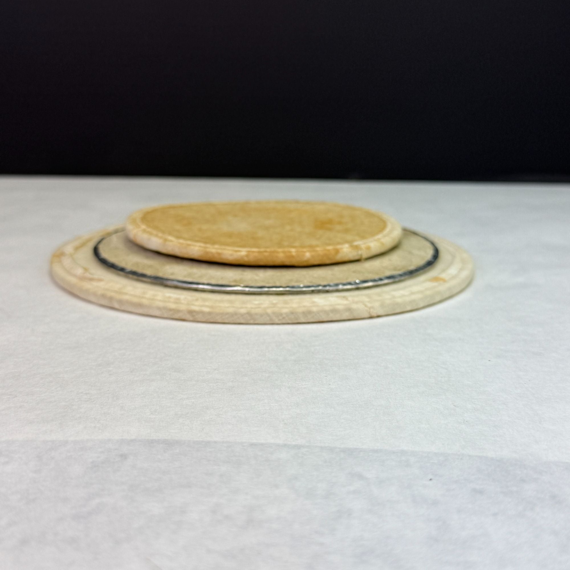 Vintage Hot Plate Round Trivets For Crochet Covers Lot Of 3
