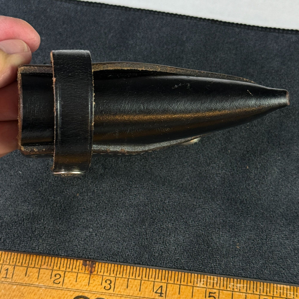 Vintage Bucheimer B815 S Black Leather Belt Holster Frederick MD USA