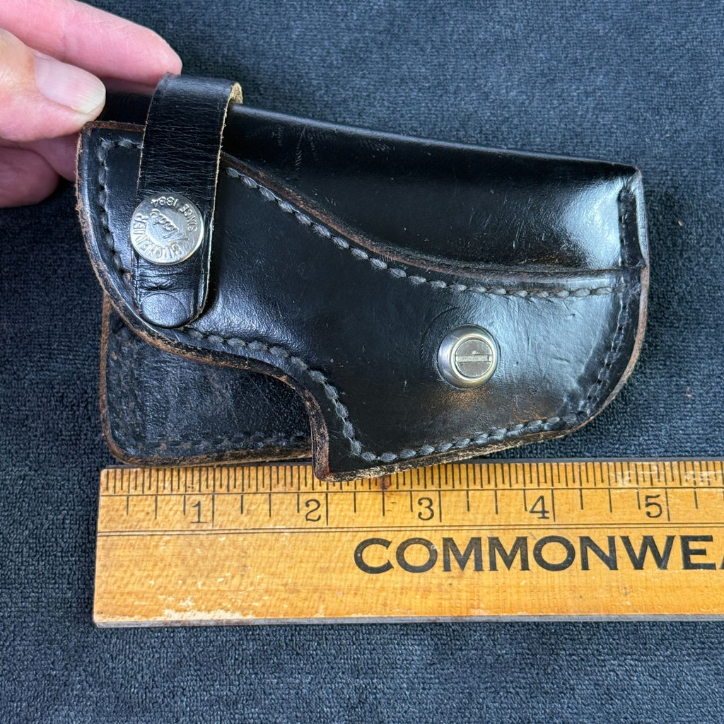 Vintage Bucheimer B815 S Black Leather Belt Holster Frederick MD USA