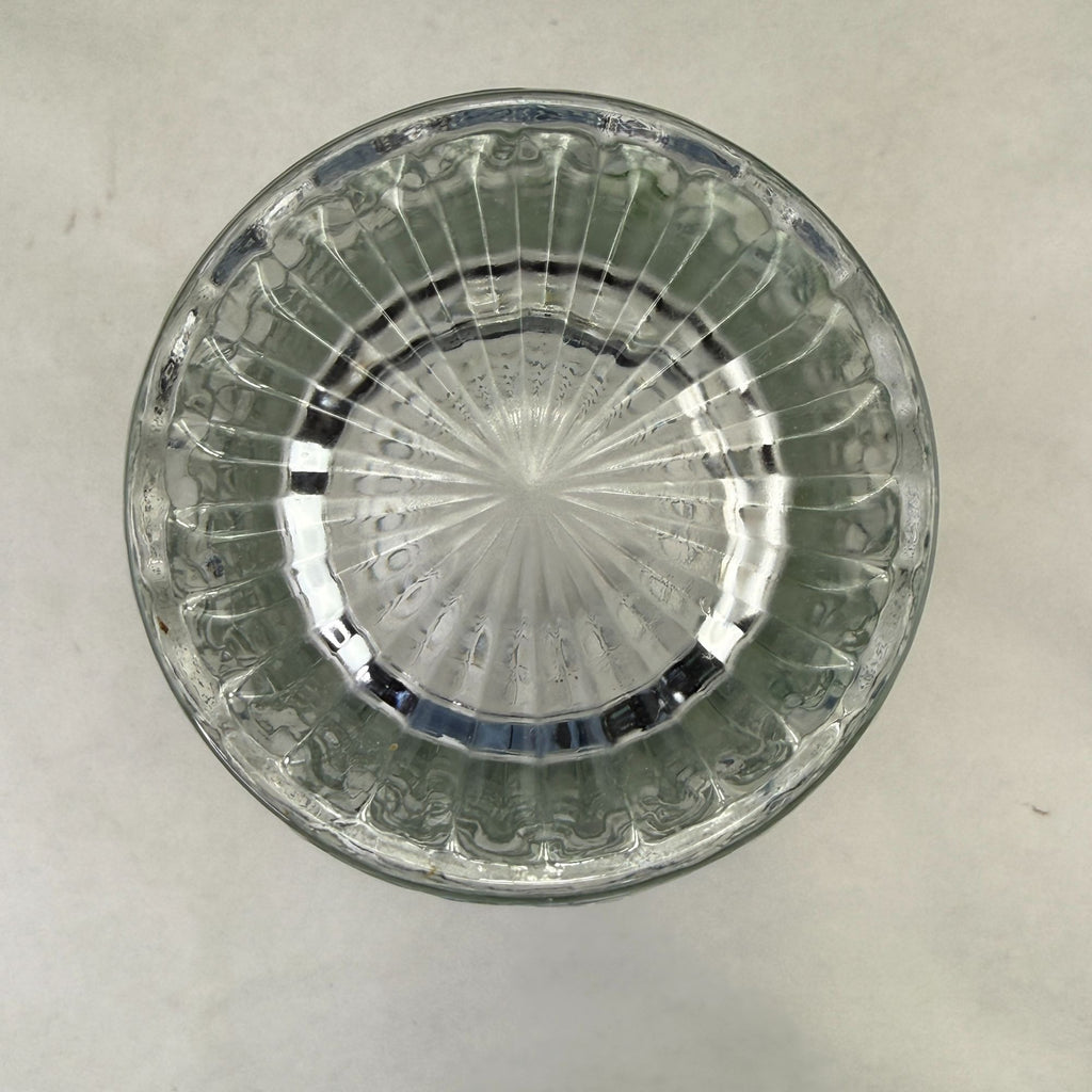 Vintage Indiana Colony Whitehall Cube Pattern Vase Clear 10"