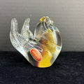 Vintage Murano Art Glass Aventurine Bird Figurine Paperweight