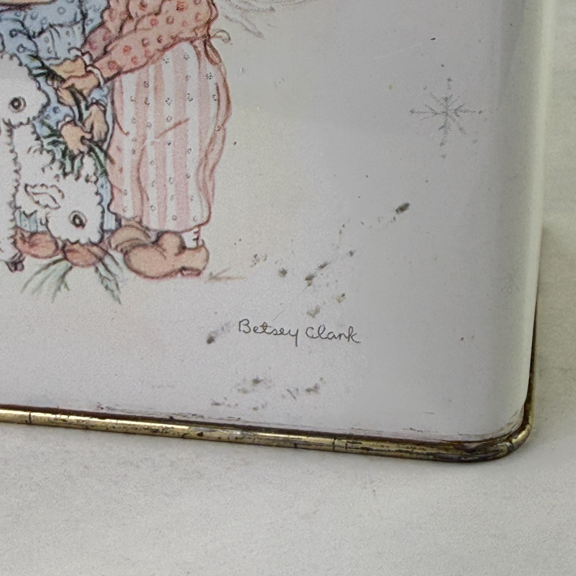 Vintage Hallmark Betsey Clark Hinged Metal Tin Box