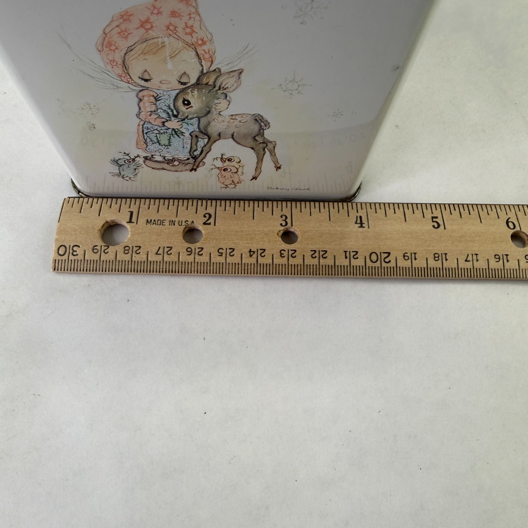 Vintage Hallmark Betsey Clark Hinged Metal Tin Box