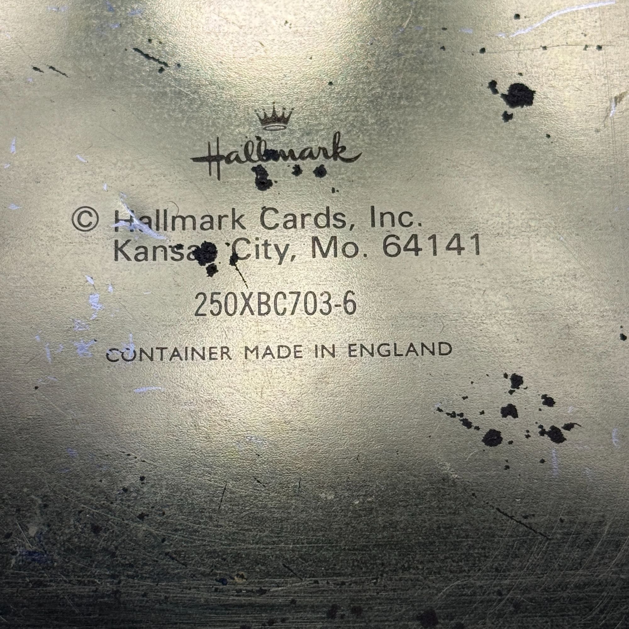 Vintage Hallmark Betsey Clark Hinged Metal Tin Box