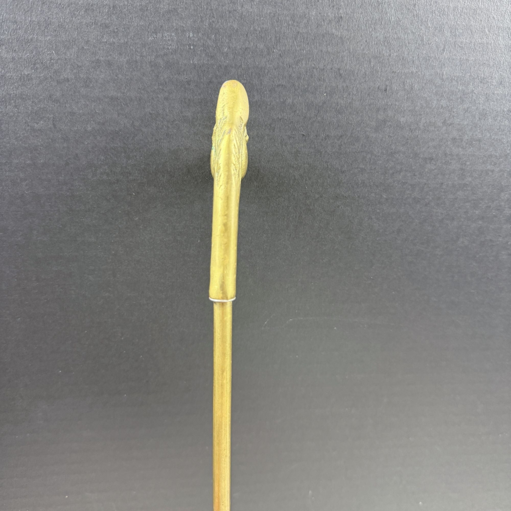 Vintage Russ Berrie Brass Horse Head Shoe Horn Stick