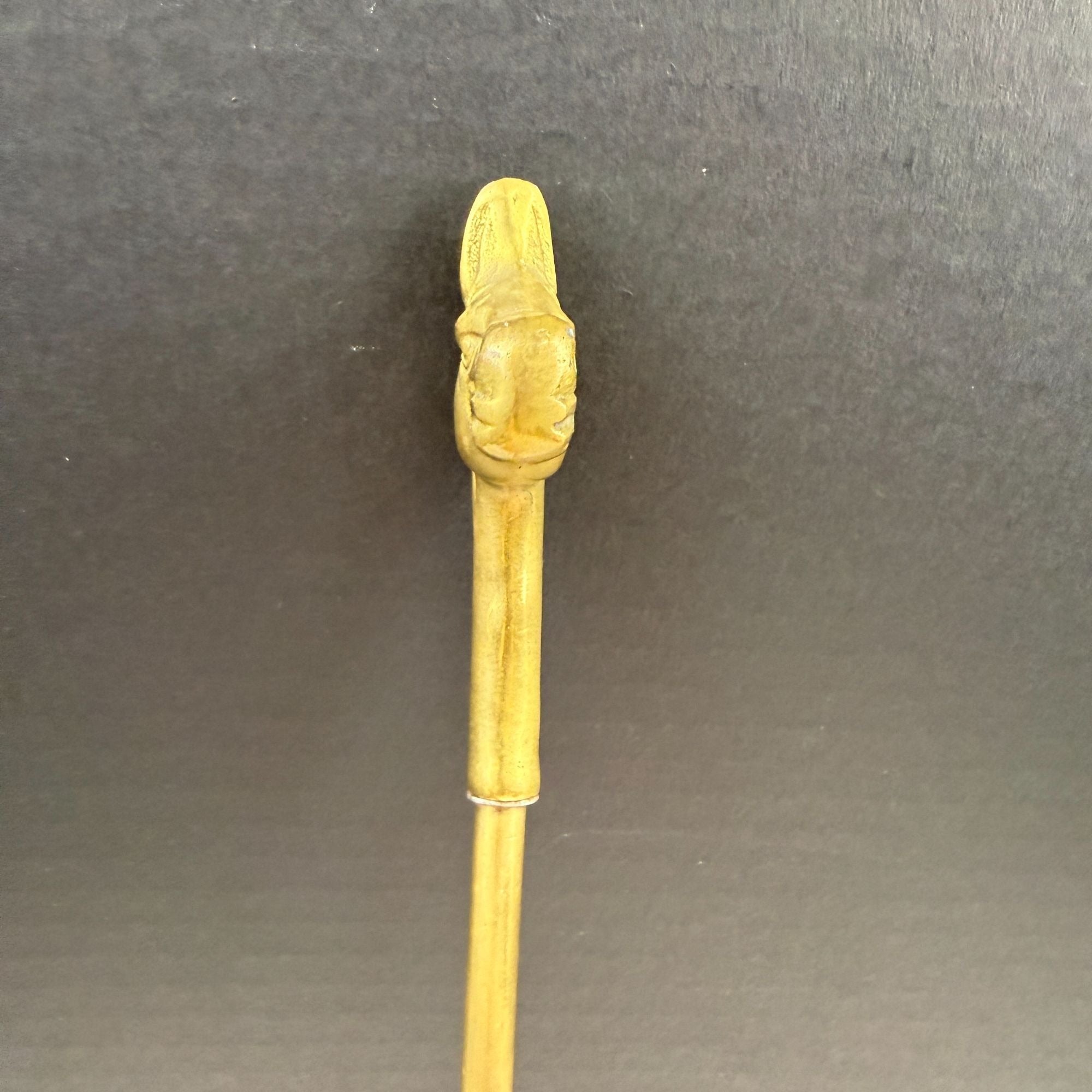 Vintage Russ Berrie Brass Horse Head Shoe Horn Stick