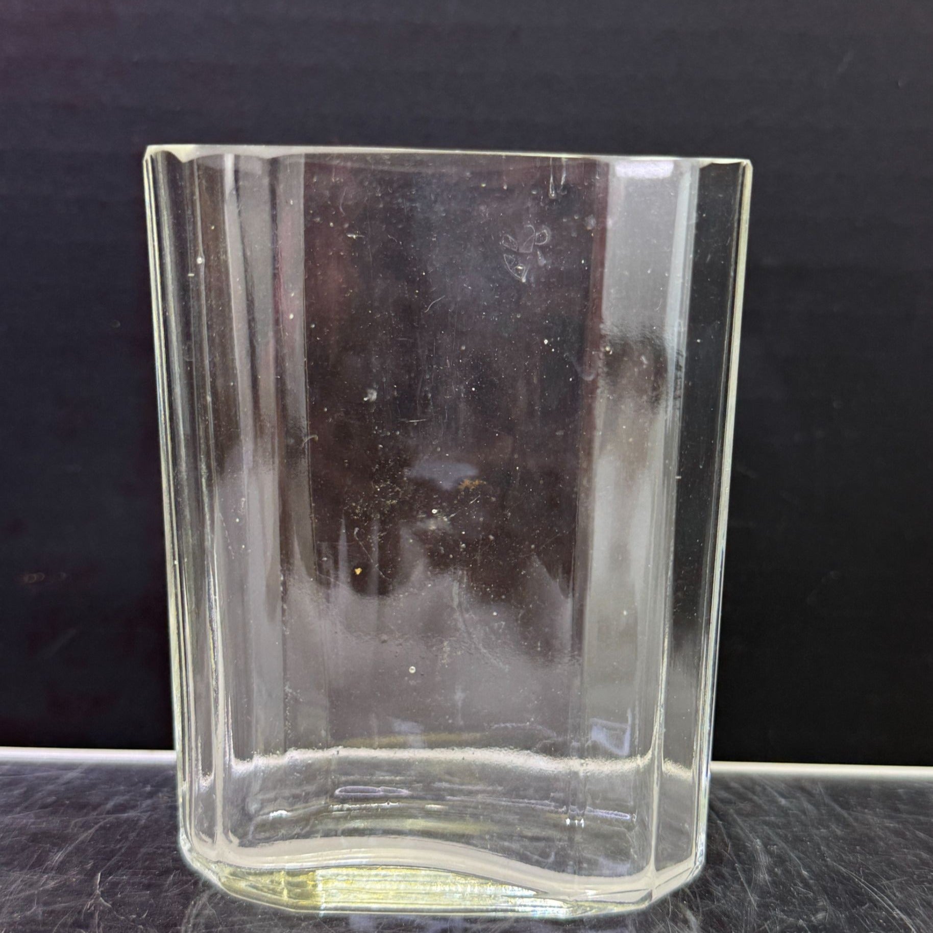 Vintage Travel Pocket 8oz Glass Cup with Leather Case