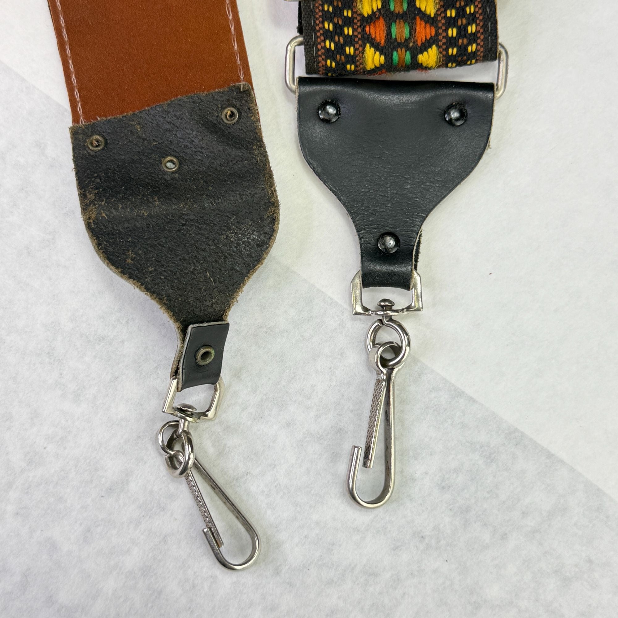 Vintage Retro Hippie Camera Neck Strap Orange Brown Design
