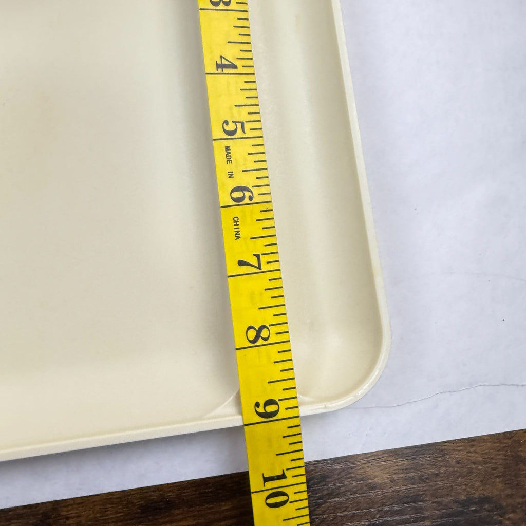 Vintage Tupperware 1535-5 Almond Divided Trays Set of 5