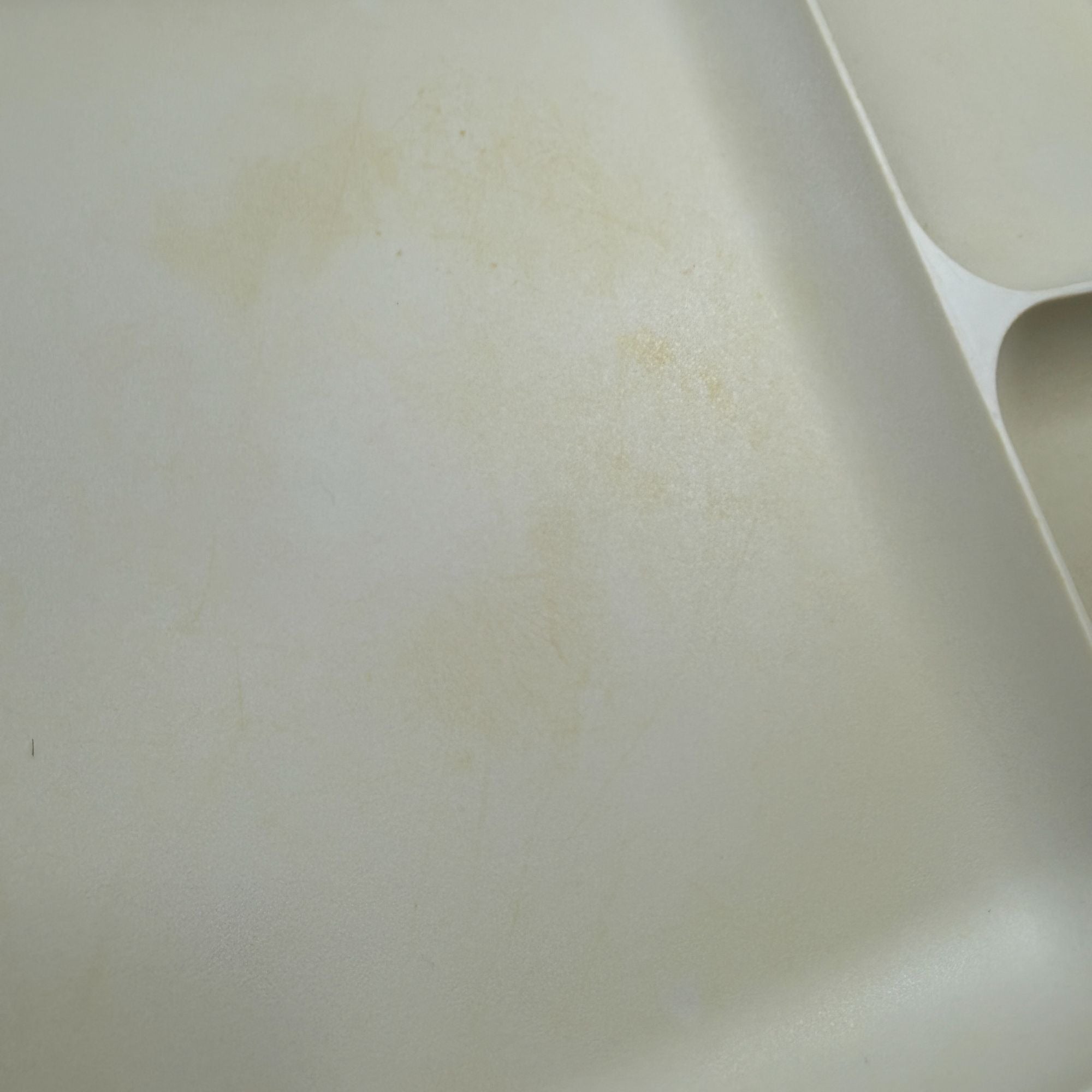 Vintage Tupperware 1535-5 Almond Divided Trays Set of 5