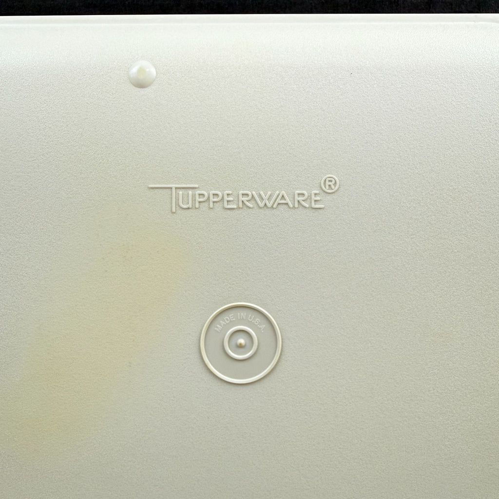 Vintage Tupperware 1535-5 Almond Divided Trays Set of 5