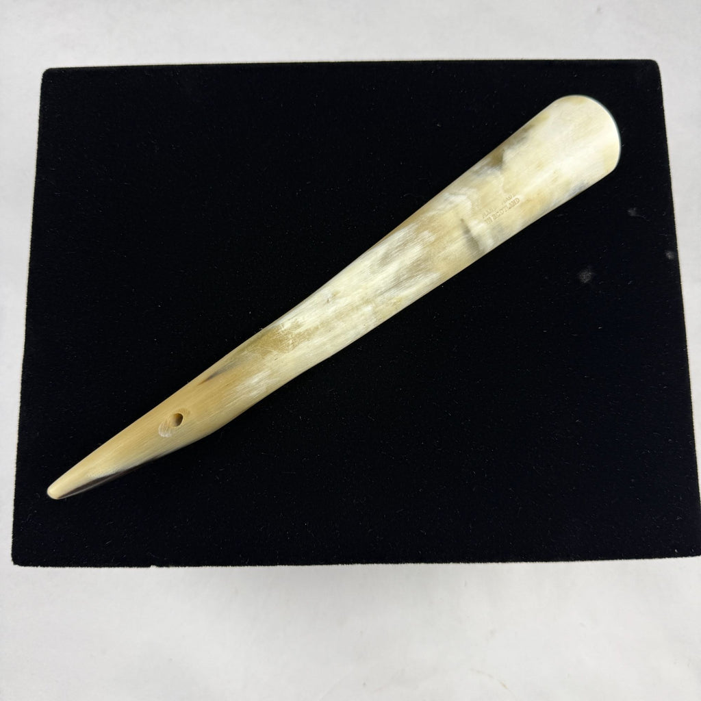 Vintage Handcrafted Antler Shoe Horn 10" Made In Scotland