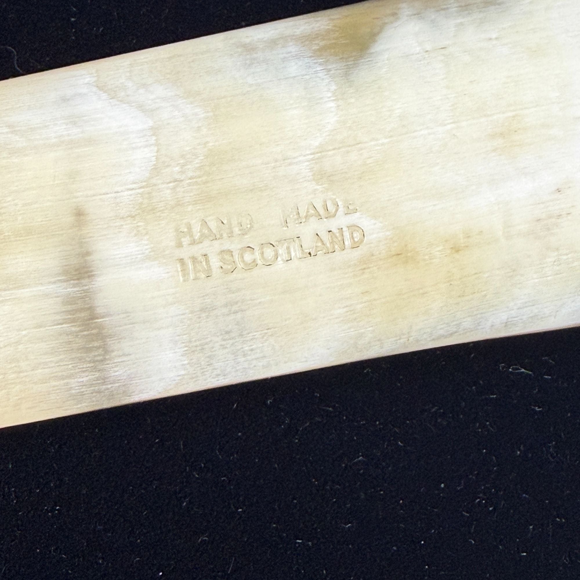 Vintage Handcrafted Antler Shoe Horn 10" Made In Scotland