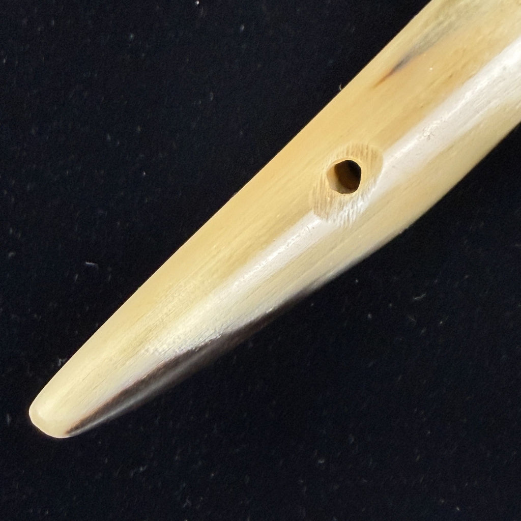 Vintage Handcrafted Antler Shoe Horn 10" Made In Scotland